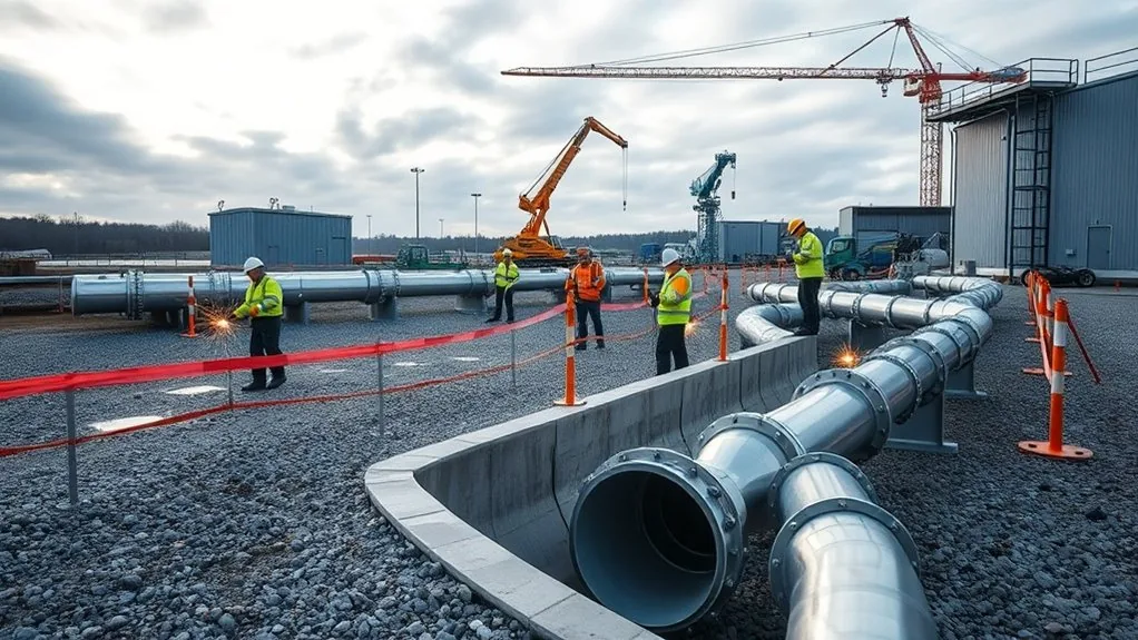 Gas & Oil Pipe Ducting & Installation in Wrotham